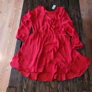 Express NWT Red Large Dress